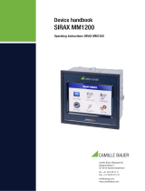 Gossen MetraWatt SIRAX MM1200 Operating instructions