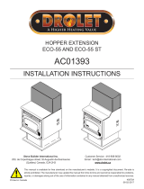 Drolet ECO-55 ST PELLET STOVE Assembly Instructions