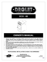 Drolet ECO-65 PELLET STOVE User manual