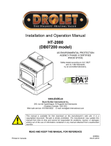 Drolet HT2000 WOOD STOVE Owner's manual