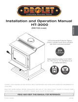 Drolet HT-3000 WOOD STOVE Owner's manual