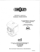 Drolet SAHARA WOOD STOVE User manual