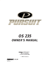 PURSUIT 2012 Offshore-235 Owner's manual