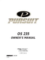 PURSUIT 2011 Offshore-235 Owner's manual