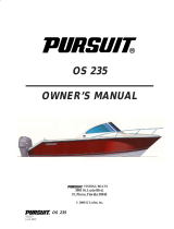 PURSUIT OS 255 Owner's manual