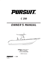 PURSUIT 2870 WALKAROUND Owner's manual