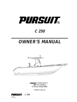 PURSUIT 2007 Center Console-250 Owner's manual