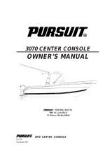 PURSUIT 2004 Center Console-3070 Owner's manual