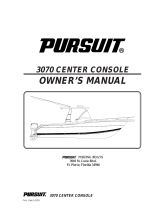 PURSUIT 3070 OFFSHORE Owner's manual