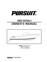 PURSUIT 2003 Denali-2665 Owner's manual