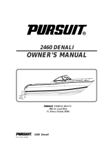 PURSUIT 2003 Denali-2460 Owner's manual