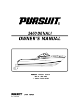 PURSUIT 2002 Denali-2460 Owner's manual