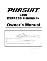 PURSUIT 3400 Express Fisherman Owner's manual