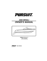 PURSUIT 1998 Denali-2260 Owner's manual