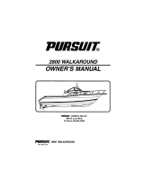 PURSUIT 1997 Walkaround-2800 Owner's manual
