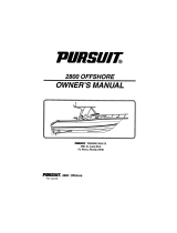 PURSUIT 1996 Offshore-2800 Owner's manual