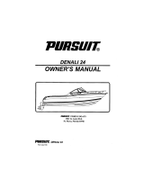 PURSUIT 1995 Denali-24 Owner's manual