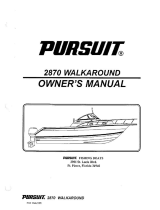 PURSUIT 1995 Walkaround-2870 Owner's manual