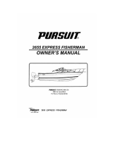PURSUIT 1994 Express-2655 Owner's manual