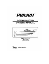 PURSUIT 1994 Walkaround-2150 Owner's manual