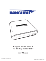 Kanguru BD-RE USB2.0 Bluray Burner User guide