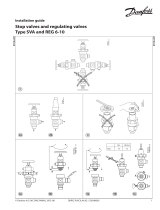 Danfoss SVA/REG 6 - 10 Installation guide