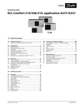 Danfoss ECL Comfort 210/310, A237/A337 Operating instructions