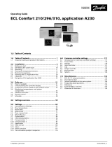 Danfoss ECL Comfort 210, A230 Operating instructions