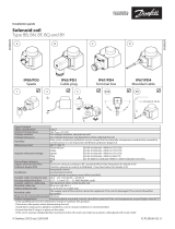 Danfoss Solenoid coil, Type BB, BN, BF, BQ and BY Installation guide