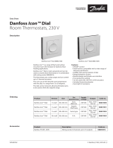 Danfoss Icon™ Dial Room Thermostats, 230 V Datasheet