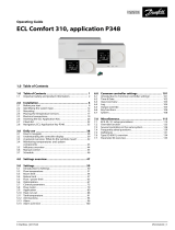 Danfoss ECL Comfort 310, P349 Operating instructions