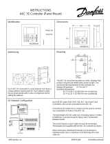 Danfoss AKC 55 Controller, Panel Mount Installation guide