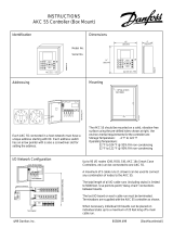 Danfoss AKC 55 Controller, Panel Mount Installation guide
