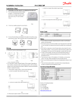 Danfoss FH-CWD/CWP Installation guide