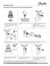 Danfoss Steel Valve for Convectors in One-pipe Heating Systems Installation guide