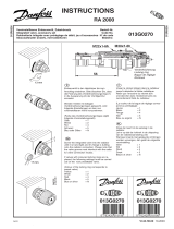 Danfoss Integrated RA-N Valve 013G0270 Installation guide