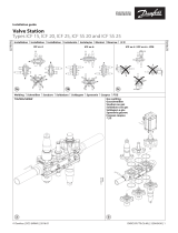 Danfoss ICF valve station, types ICF 15, ICF 20, ICF 25, ICF SS 20 and ICF SS 25 Installation guide