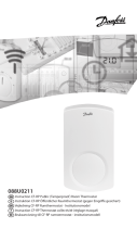 Danfoss CF-RP Public (Tamperproof) Room Thermostat Installation guide