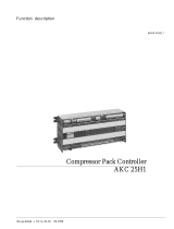 Danfoss Compressor pack controllers type AKC 25H1Version 1.3x Installation guide