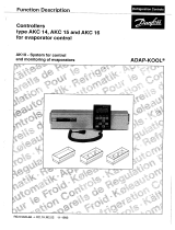 Danfoss Controllers type AKC 14, AKC 15 and AKC 16 for evaporator control vers. 1.2x Installation guide