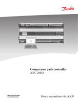Danfoss Compressor Pack Controller AKC 25H3. Vers. 1.1x. AKM Installation guide