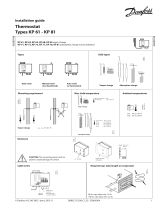 Danfoss Thermostat, type KP 61 - KP 81 Installation guide