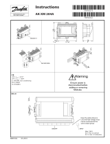 Danfoss AK-XM 204A Installation guide