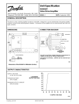 Danfoss KE04107 Valve Drive Amplifier Installation guide