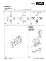 Danfoss ICF valve station, types ICF 15, ICF 20, ICF 25, ICF SS 20 and ICF SS 25 Installation guide