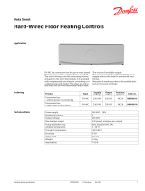 Danfoss Hard-wired floor heating controls, 230 V output Datasheet