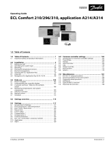 Danfoss ECL Comfort 210/296/310, A214/A314 Operating instructions