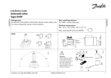 Danfoss Solenoid valve, type EVRF - 032R9794 Installation guide