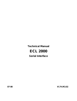 Danfoss ECL 2000 Operating instructions
