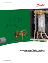 Danfoss Instantaneous Water Heaters Operating instructions